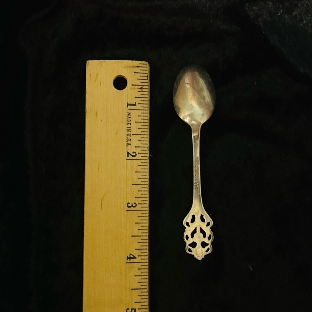 Sterling Silver TH Marthinsen Viking Rose Spoon Norway 220